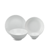 Bộ đồ ăn sứ Minh Long 09 sản phẩm - Daisy - Trắng