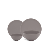 Bộ đồ ăn sứ Minh Long 09 sản phẩm - Timeless - Màu Xám 3