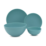 Bộ đồ ăn sứ Minh Long 09 sản phẩm - Timeless - Màu Xanh Dương