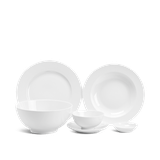 Bộ đồ ăn sứ Minh Long 10 người 36 sản phẩm - Jasmine - Trắng