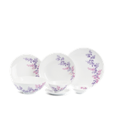 Bộ đồ ăn sứ Minh Long 22 sản phẩm - Daisy - Cỏ Tím
