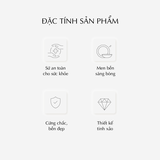 Bộ đồ ăn sứ Minh Long 22 sản phẩm - Jasmine - Chỉ Vàng