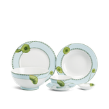 Bộ đồ ăn sứ Minh Long 22 sản phẩm - Jasmine - Tích tuyết thảo