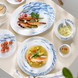 Bộ đồ ăn sứ Minh Long 23 sản phẩm - Jasmine - Cá Cơm Sương Mờ
