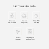 Bộ đồ ăn sứ Minh Long 30 sản phẩm - Cordon - Men Ngọc Sương Mờ (Trang trí Vàng)