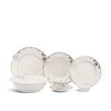 Bộ đồ ăn sứ Minh Long 30 sản phẩm - Đài Các IFP - Trang Trí Bạch Kim