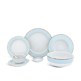 Bộ đồ ăn sứ Minh Long 30 sản phẩm - Gastroline - Xanh Ngọc