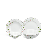 Bộ đồ ăn sứ Minh Long 9 sản phẩm - Jasmine - Hoa May Mắn