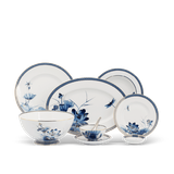 Bộ đồ ăn sứ Minh Long Âu-Á 44 sản phẩm - Hoàng Cung - Sen Vàng