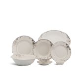 Bộ đồ ăn sứ Minh Long Âu-Á 45 sản phẩm - Đài Các - Trang Trí Bạch Kim