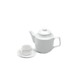 Bộ trà sứ Minh Long 0.7 L - Jasmine - Trắng