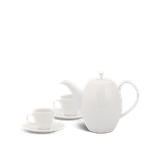 Bộ trà cao sứ Minh Long 0.47 L - Anna - Trắng Ngà