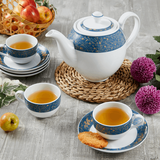 Bộ trà sứ Minh Long 0.8 L - Camellia - Diệp Lục