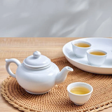 Bộ trà sứ Minh Long 0.45 L - Daisy - Trắng