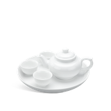 Bộ trà sứ Minh Long 0.45 L - Daisy - Trắng