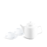 Bộ trà sứ Minh Long 1.1 L Jasmine - Trắng