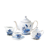 Bộ trà sứ Minh Long 1.3 L - Hoàng Cung - Sen Vàng