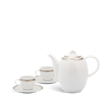 Bộ trà sứ Minh Long cao 0.8 L - Sago - Thiên Tuế.