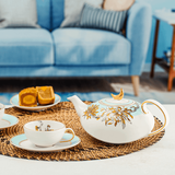 Bộ trà sứ Minh Long elip 0.47 L - Anna - An Nhiên (Minh Nguyệt)