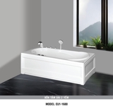 Bồn tắm dài Euroca EU1-1680 dài 1m6 xây