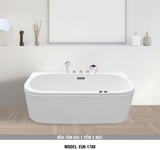 Bồn tắm Oval Euroca EU6-1780 dài 1m7 xây