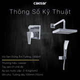 Sen tắm đứng âm tường Caesar BS641 nóng lạnh