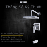 Sen tắm đứng âm tường Caesar BS644 nóng lạnh