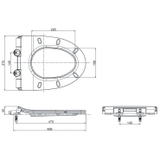 Nắp Êm Bồn Cầu TOTO TC600VS