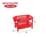 Kệ Nhỏ 2 Tầng nhựa Tý Liên No.1203-2