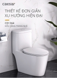 Bồn cầu 1 khối Caesar CD1363