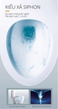 Bồn cầu 1 khối Caesar C/CD1375 nắp êm