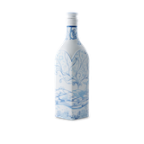 Chai sứ dưỡng sinh vuông sứ Minh Long 1.0 L + nắp (K1) - Dưỡng Sinh - Biển Xanh