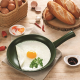 Chảo tay cầm dưỡng sinh sứ Minh Long Healthycook 24 cm (CK)