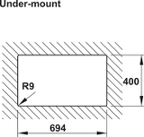 Chậu đá Hafele HS20-GEN1S80