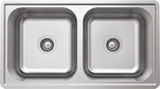 Chậu Inox Hafele HS20-SSN2R90M