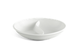 Chén chấm sứ Minh Long 2 ngăn - Jasmine - Trắng Ngà