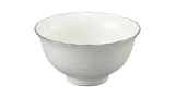 Chén cơm sứ Minh Long 11.5 cm - Sen IFP - Chỉ Bạch Kim