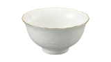 Chén cơm sứ Minh Long 11.5cm - Sen IFP -Chỉ Vàng