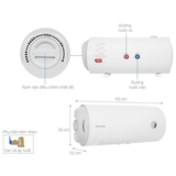 Máy tắm nóng gián tiếp Ariston PRO R 50 SH 25 FE 50 Lít