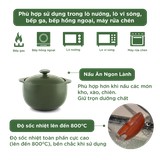 Combo 4 nồi dưỡng sinh sứ Minh Long Healthycook (0.35/0.55/0.4/0.85)