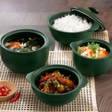 Combo 4 nồi dưỡng sinh sứ Minh Long Healthycook (0.35/0.55/0.4/0.85)