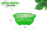 Rổ 350 (loại 2) nhựa Tý Liên No.0303