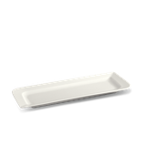 Dĩa chữ nhật dài sứ Minh Long 39 x 15 cm - Harmony Lys - Trắng Ngà