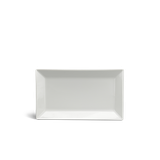 Dĩa chữ nhật lá sứ Minh Long 22 x 13 cm - Misc Assortment Lys - Trắng Ngà