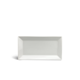 Dĩa chữ nhật lá sứ Minh Long 33 x 18 cm - Misc Assortment Lys - Trắng Ngà