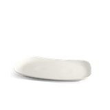 Dĩa chữ nhật phẳng sứ Minh Long 50 x 37 cm - Gourmet Lys - Trắng Ngà