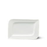 Dĩa chữ nhật sứ Minh Long 27 x 18 cm - Harmony Lys - Trắng Ngà