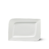 Dĩa chữ nhật sứ Minh Long 33 x 23 cm - Harmony Lys - Trắng Ngà