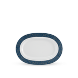 Dĩa oval sứ Minh Long 32 cm - Camellia - Diệp Lục