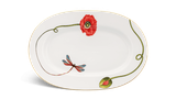 Dĩa oval sứ Minh Long 32 cm - Camellia - Kết Duyên